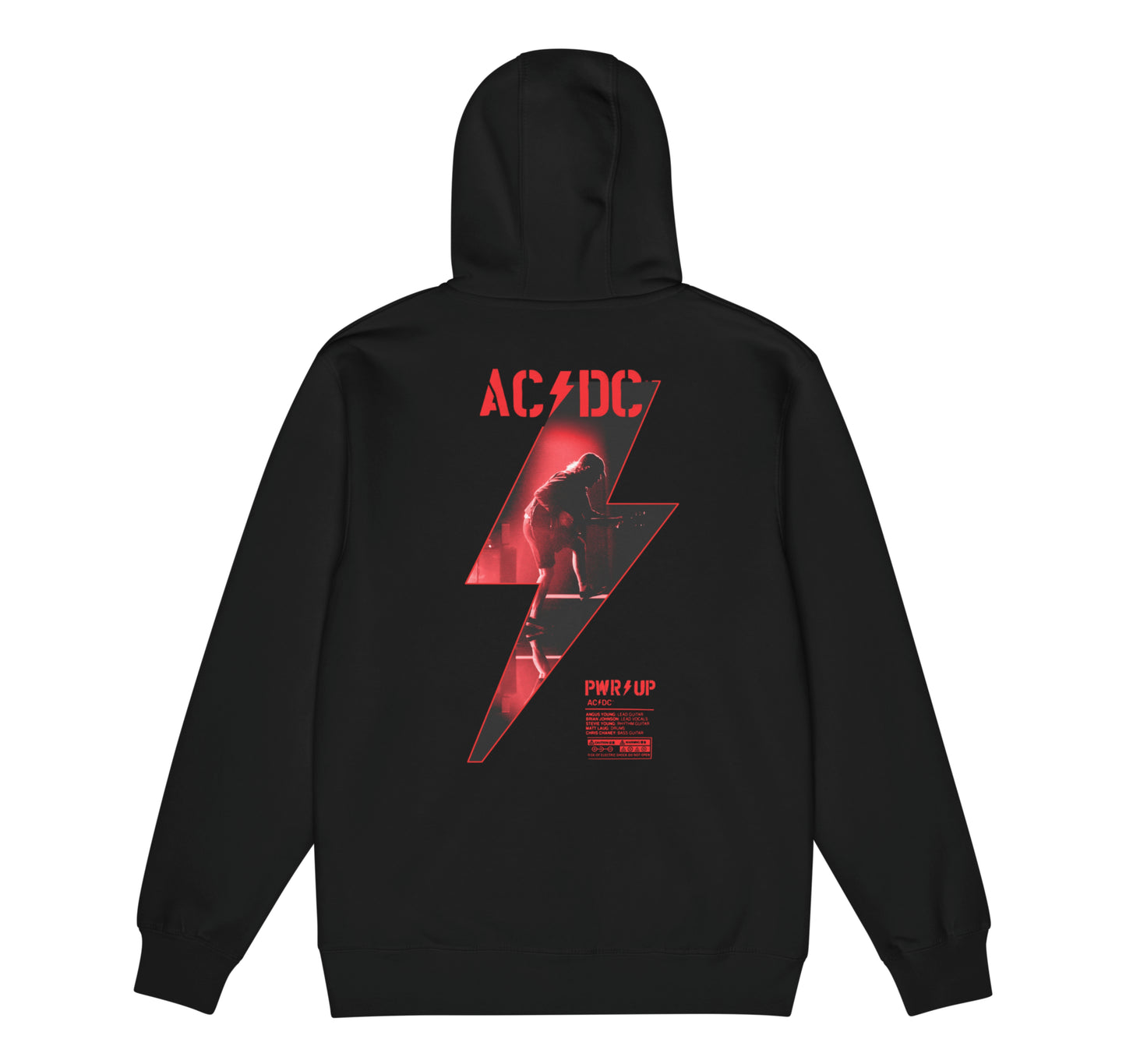 Angus Lightning Bolt PWR UP Tour Zip Hoodie