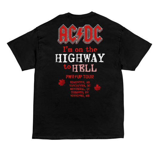 Highway to Hell Canada PWR UP Tour T-Shirt