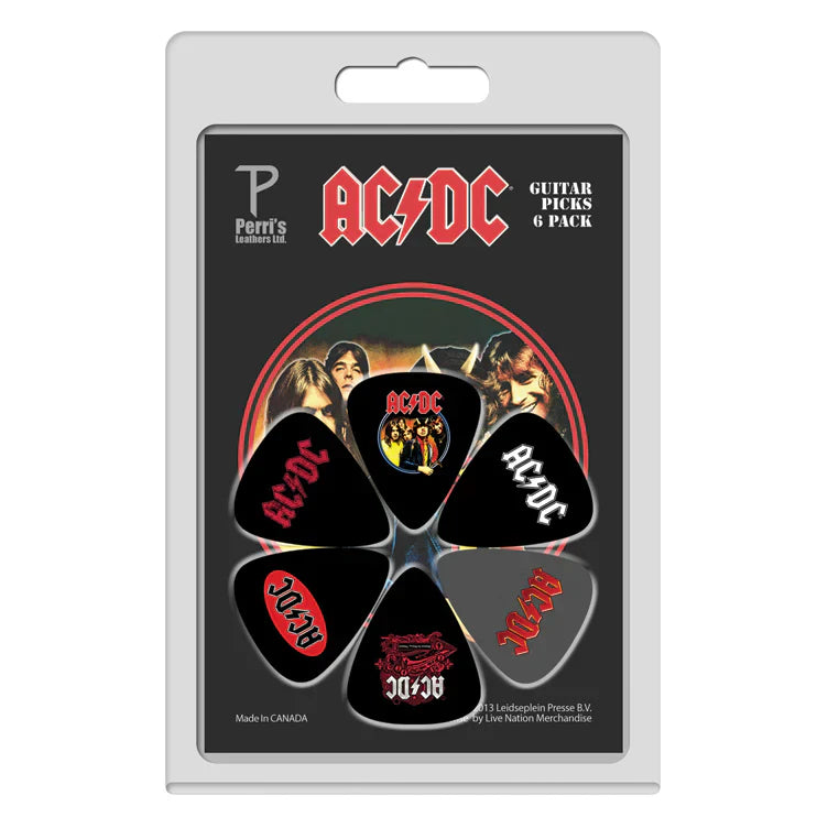 AC/DC 6 Pack Highway to Hell Guitar Picks