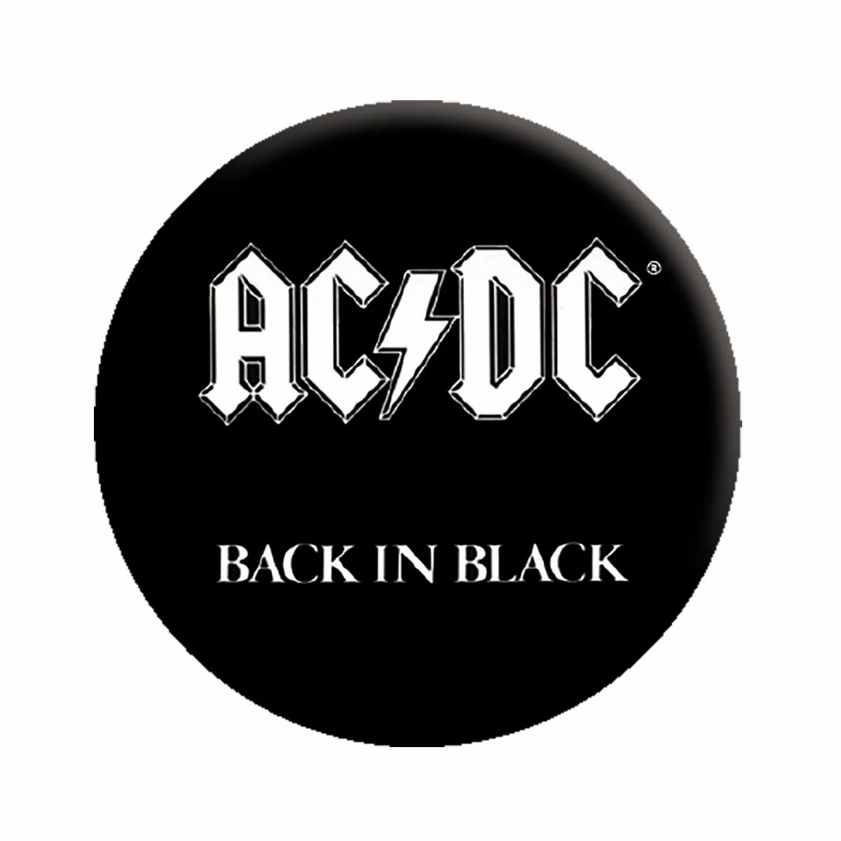 Back in Black Button