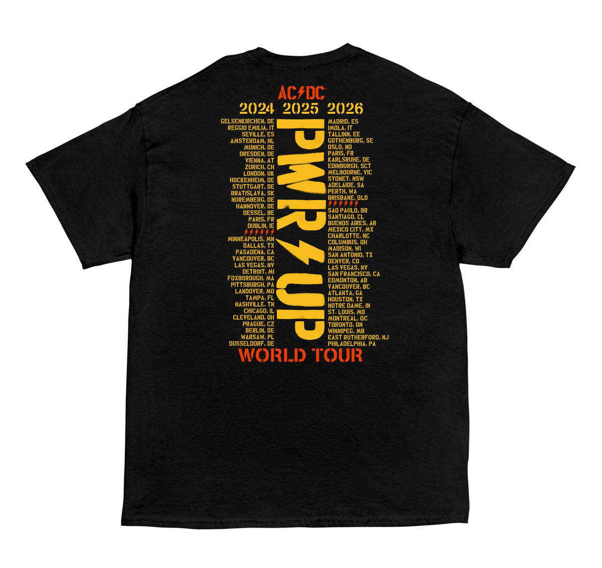 PWR UP World Tour T-Shirt