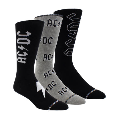 AC/DC 3 Pack Assorted Socks