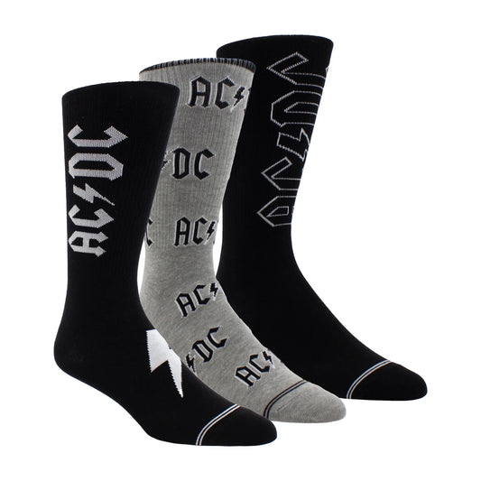 AC/DC 3 Pack Assorted Socks