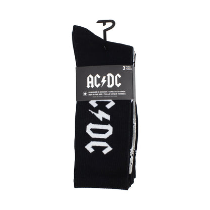 AC/DC 3 Pack Assorted Socks