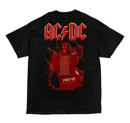 Angus Guitar Double Sided PWR UP Tour T-Shirt