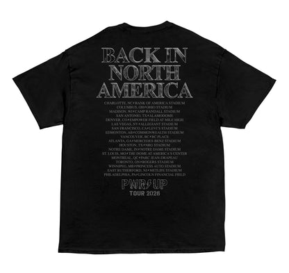Back in Black PWR UP Tour T-Shirt