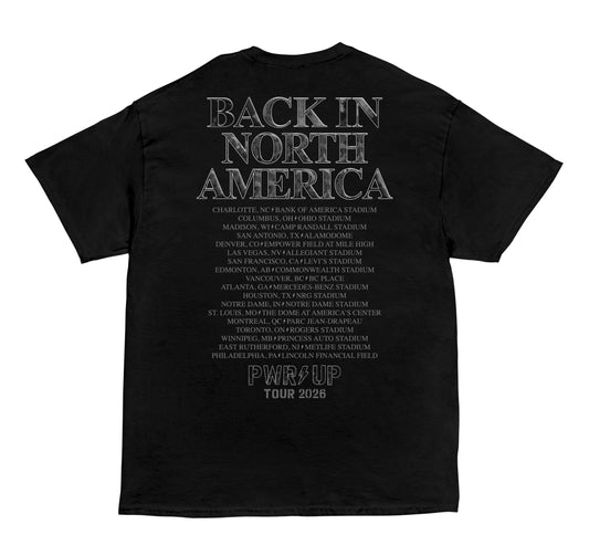 Back in Black PWR UP Tour T-Shirt