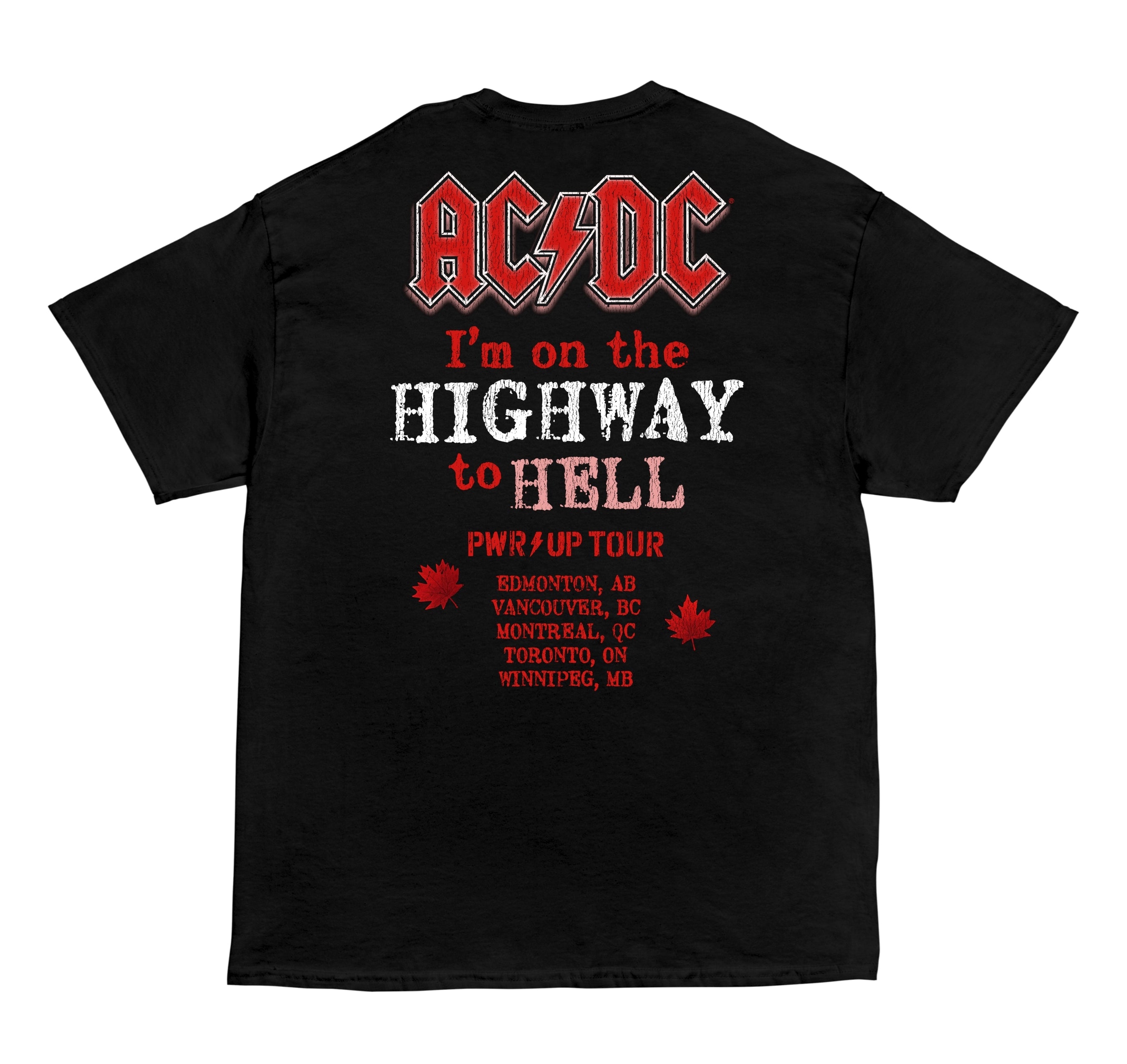 Highway to Hell Canada PWR UP Tour T-Shirt – AC/DC Canada Store