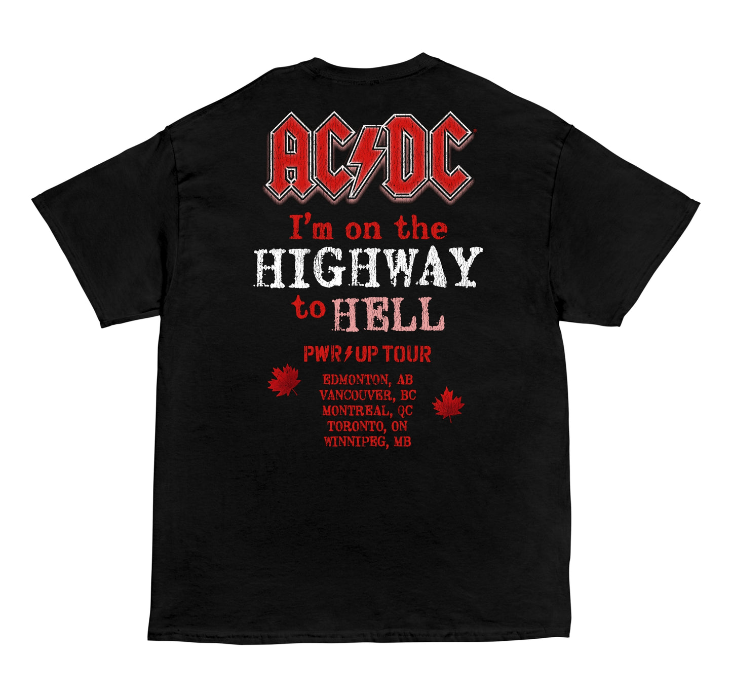 Highway to Hell Canada PWR UP Tour T-Shirt