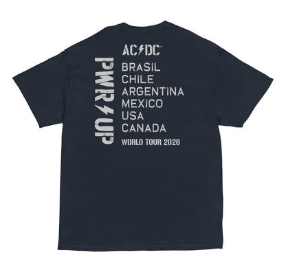 Navy Logo PWR UP Tour T-Shirt