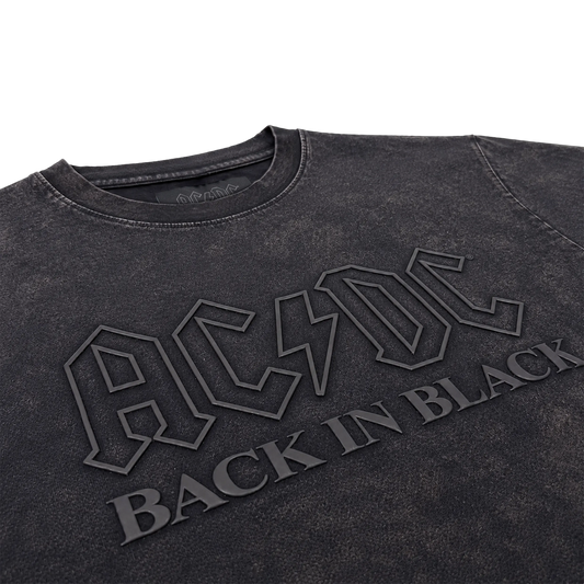 Back in Black Anniversary Puff Print T-Shirt