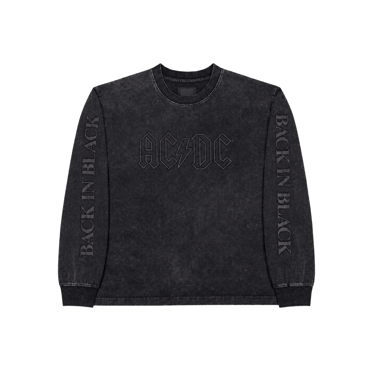 Back in Black Anniversary Puff Print Longsleeve