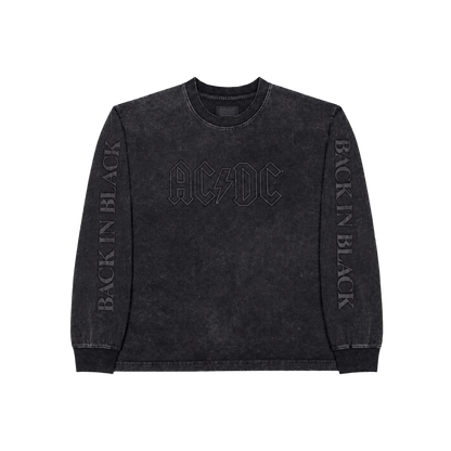 Back in Black Anniversary Puff Print Longsleeve