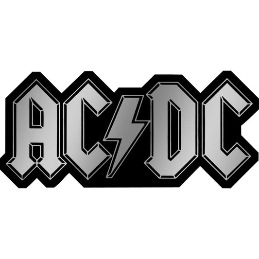 AC/DC Logo Chrome Sticker
