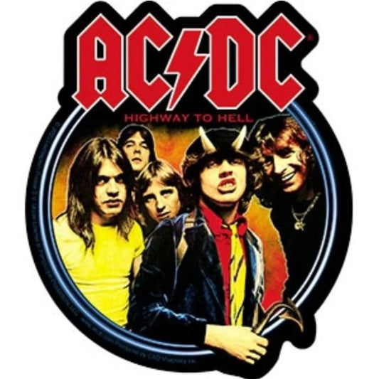 Highway to Hell Circle Sticker